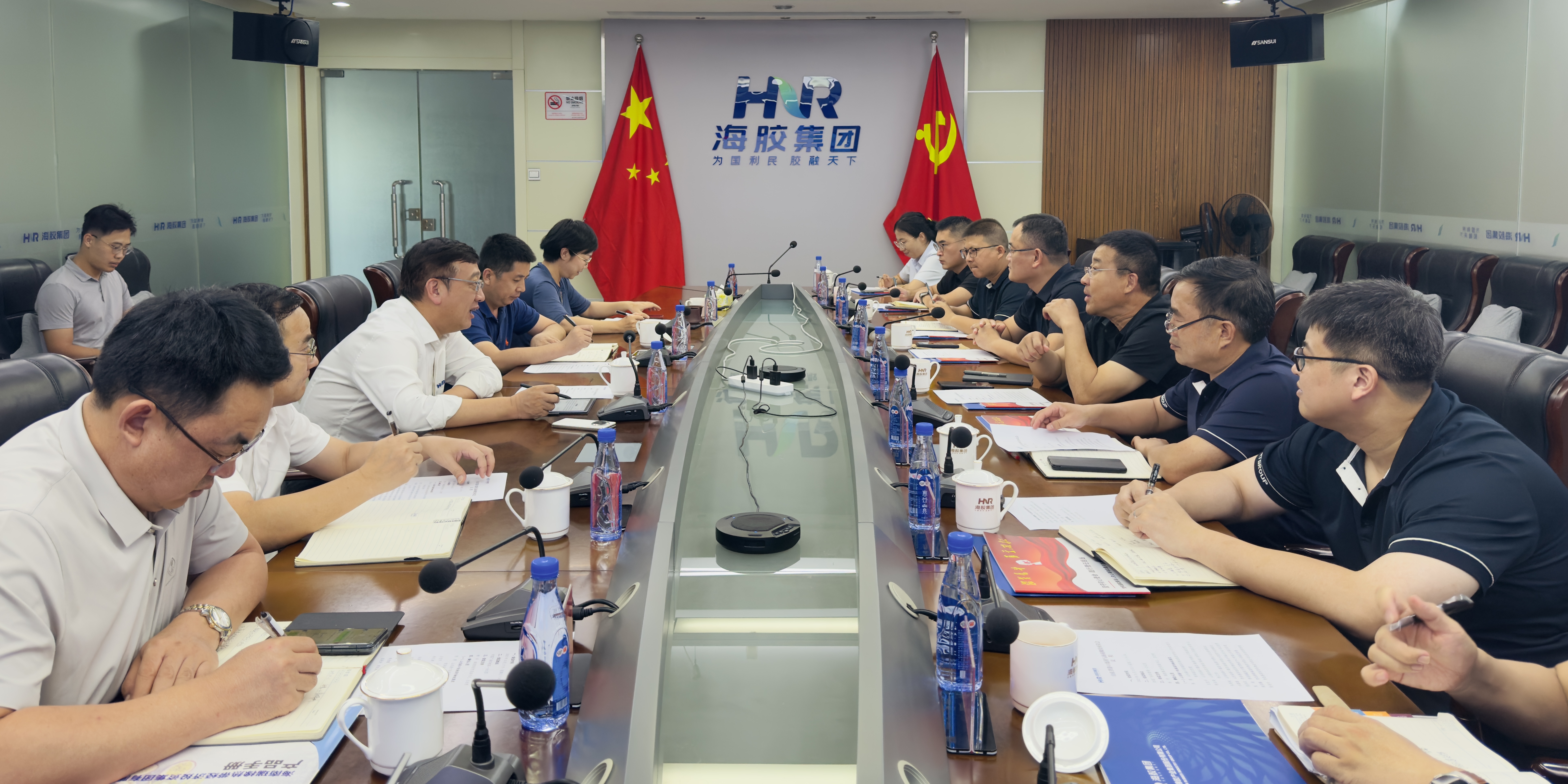 海南橡胶与山东口岸集团座谈